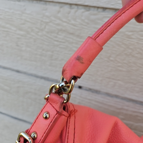 kate spade coral pink Cobble Hill Little Minka crossbody bag with top handle - Picture 13 of 15